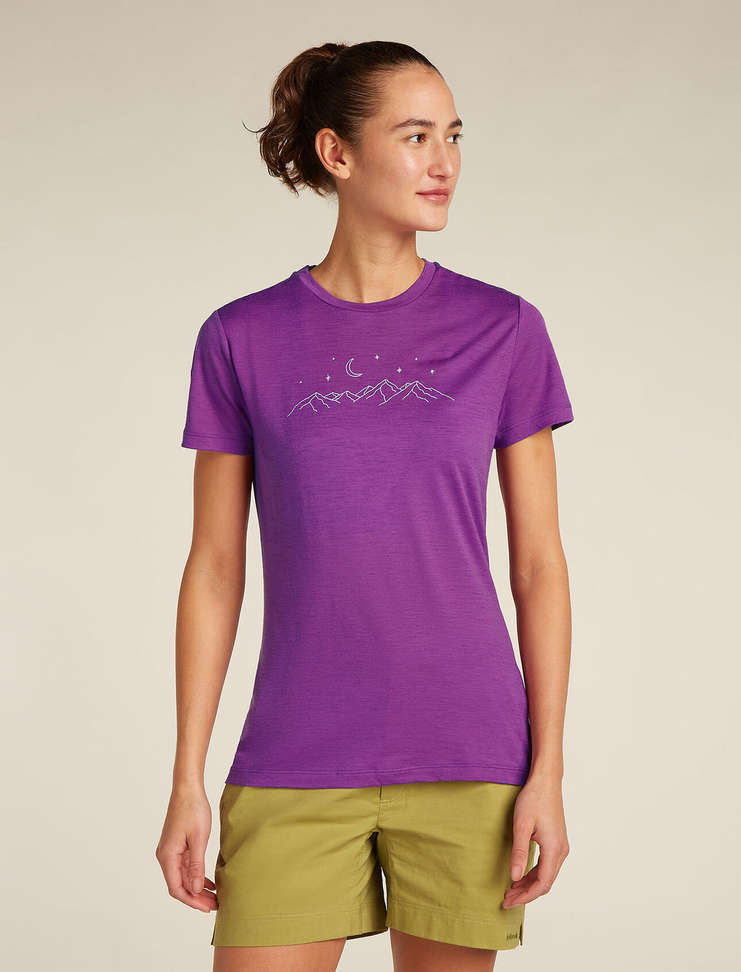 Merino 150 Tech Lite SS Tee Sparkling Stars Sweater - Women's