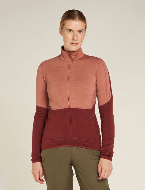 Chandail à manches longues Merino 400 Realfleece Descender LS Zip - Femme