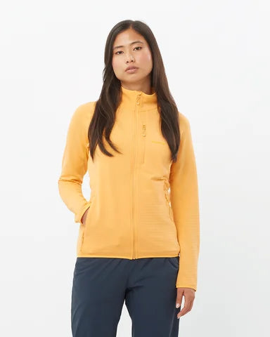 Essential Lightwarm FZ Long Sleeve Sweater - Women