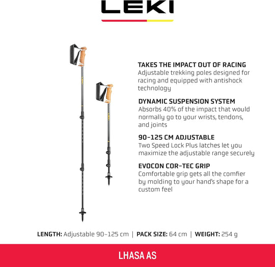 Bâtons de randonnée Lhasa AS - Unisexe
