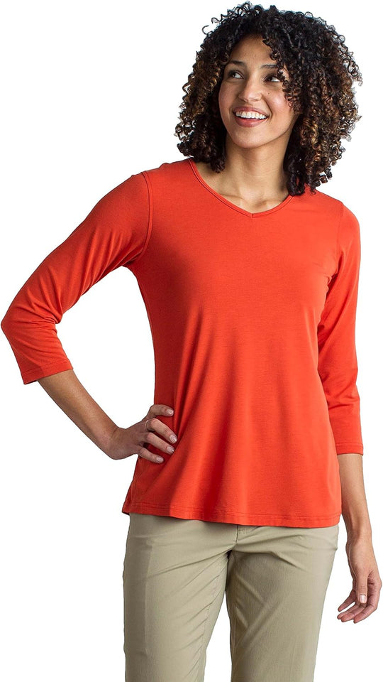 Wanderlux Casual 3/4 Sleeve Sweater - Women