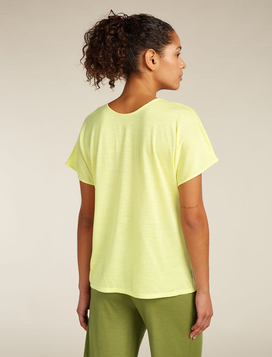 Merino Blend Drayden Reversible SS Sweater - Women