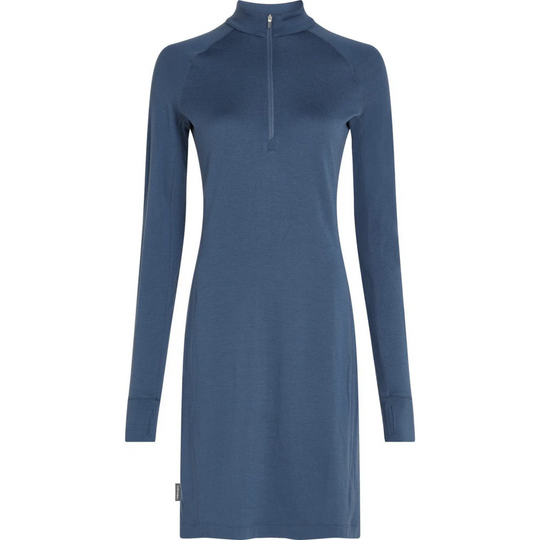 Robe à manches longues Merino 260 Granary LS Half Zip - Femme