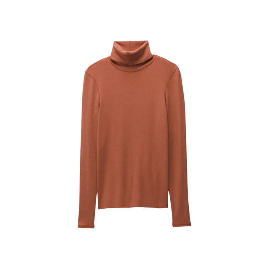 Foundation Rib Turtleneck Long Sleeve Sweater - Women