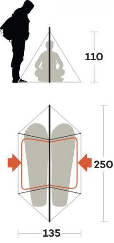 Traverse TvII Synthetic Sleeping Bag 25°F / -4°C - Regular