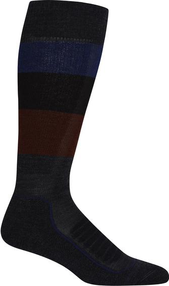 Chaussettes Ski+ Wide Stripe Med.Cushion - Femmes