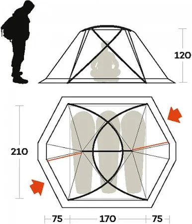 Traverse TvII Synthetic Sleeping Bag 25°F / -4°C - Regular
