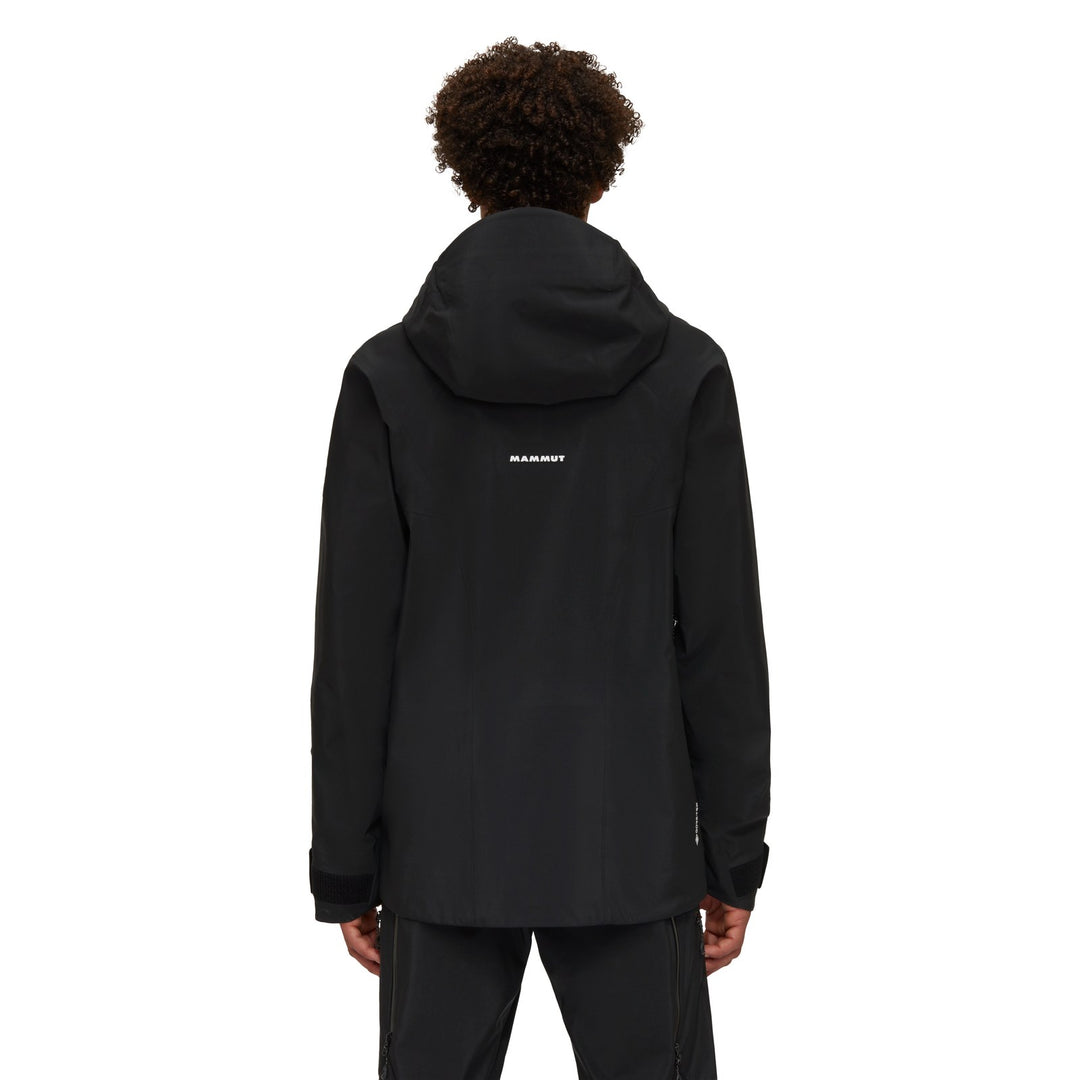 Manteau imperméable à capuchon Eiger Free Pro HS - Homme - vue portée