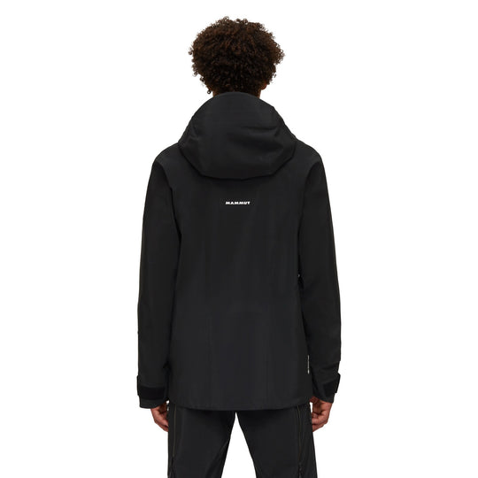 Manteau imperméable à capuchon Eiger Free Pro HS - Homme - vue portée