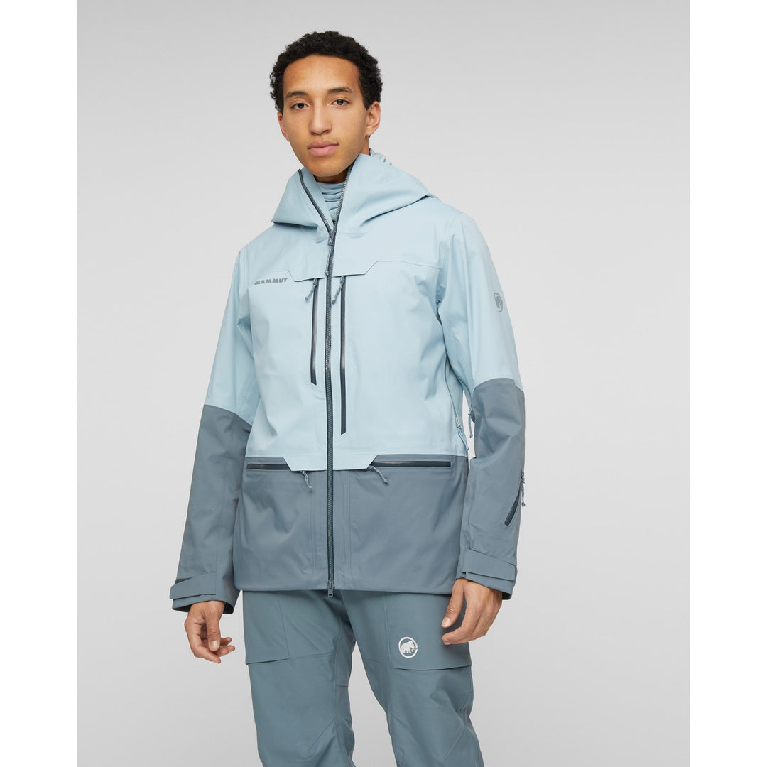 Manteau imperméable à capuchon Haldigrat HS - Homme - vue portée