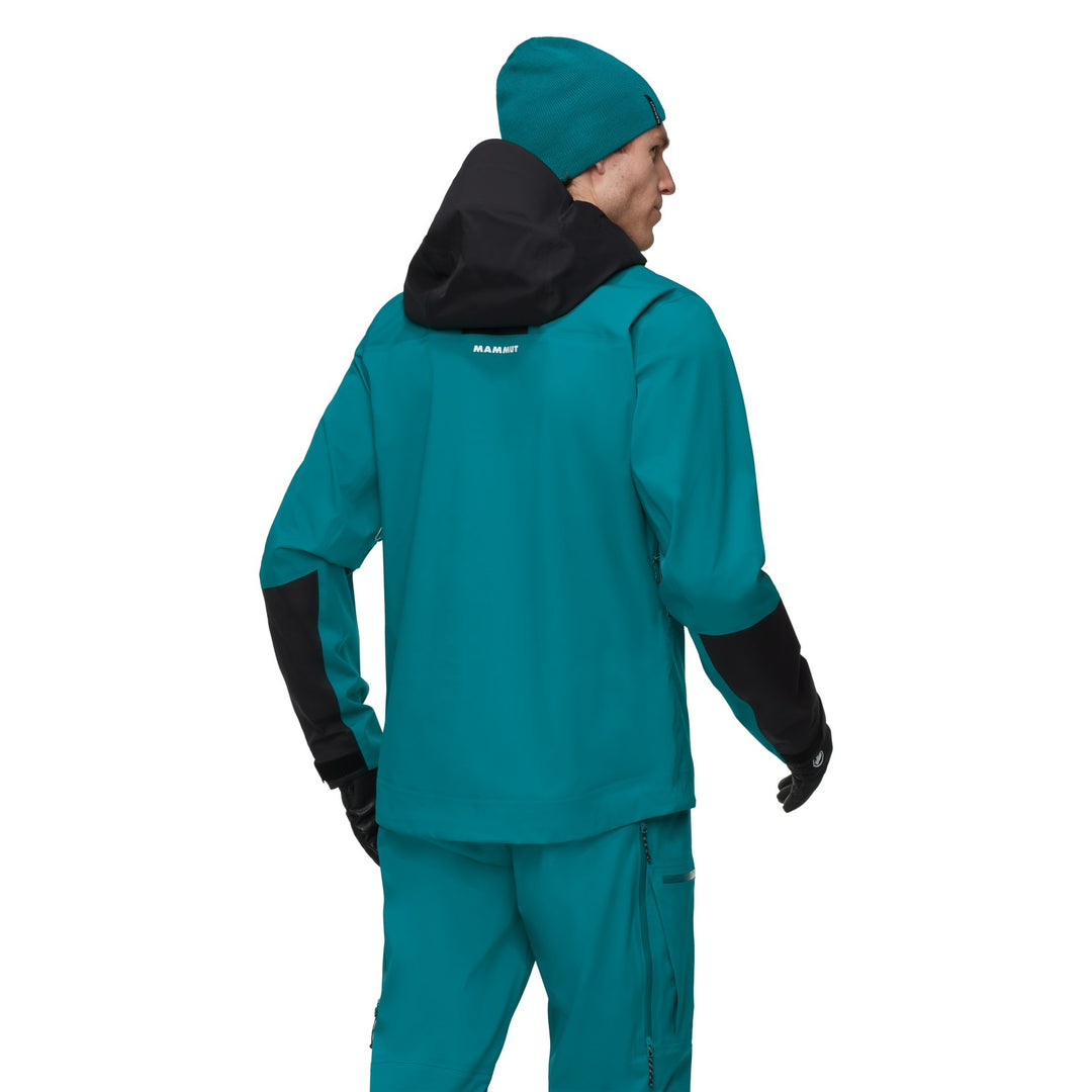 Manteau imperméable à capuchon Haldigrat Light HS - Homme - vue portée