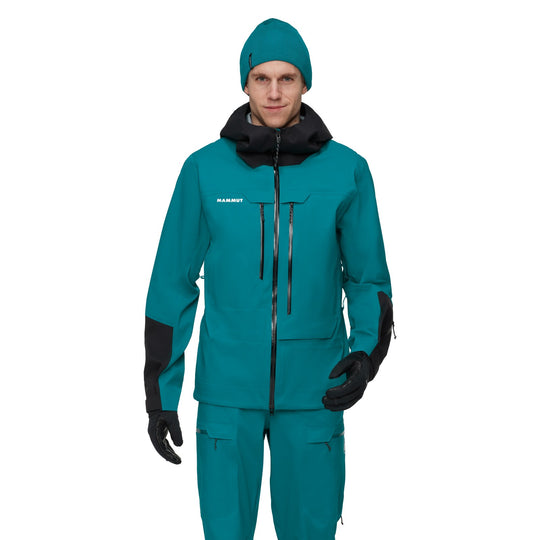 Manteau imperméable à capuchon Haldigrat Light HS - Homme - vue portée