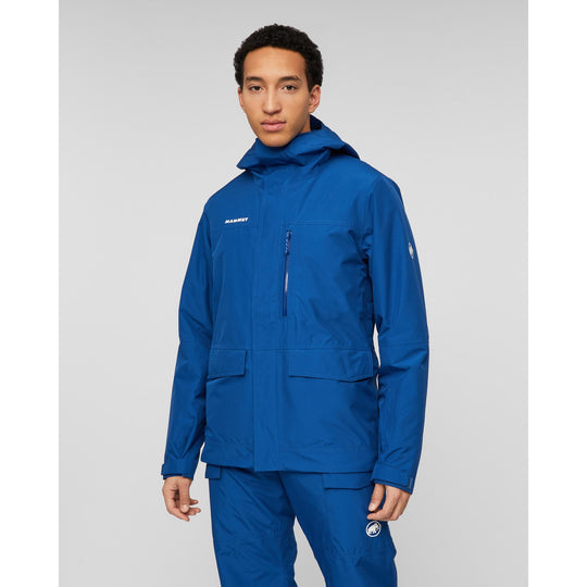 Manteau isolé imperméable à capuchon Fall Line HS Thermo - Homme - vue portée