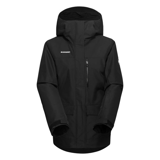 Manteau isolé imperméable à capuchon Fall Line HS Thermo - Femme - black
