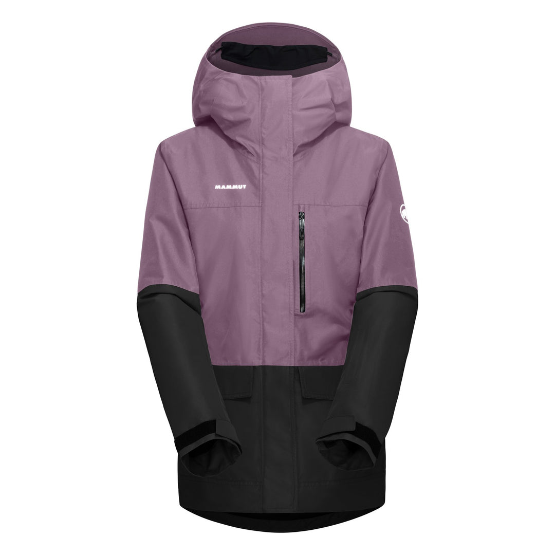 Manteau isolé imperméable à capuchon Fall Line HS Thermo - Femme - flux-black