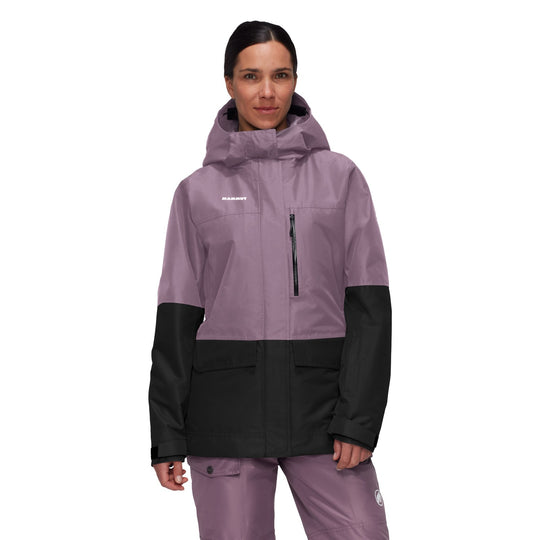 Manteau isolé imperméable à capuchon Fall Line HS Thermo - Femme - flux-black