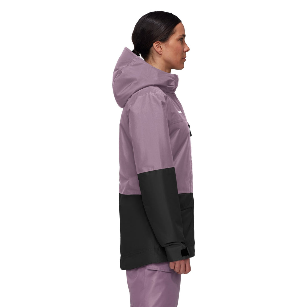 Manteau isolé imperméable à capuchon Fall Line HS Thermo - Femme - flux-black, profil