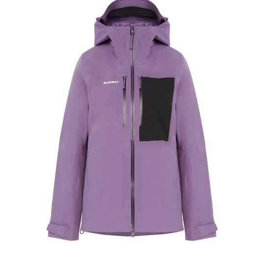 Manteau isolé imperméable à capuchon Stoney HS Thermo - Femme - paloja-black