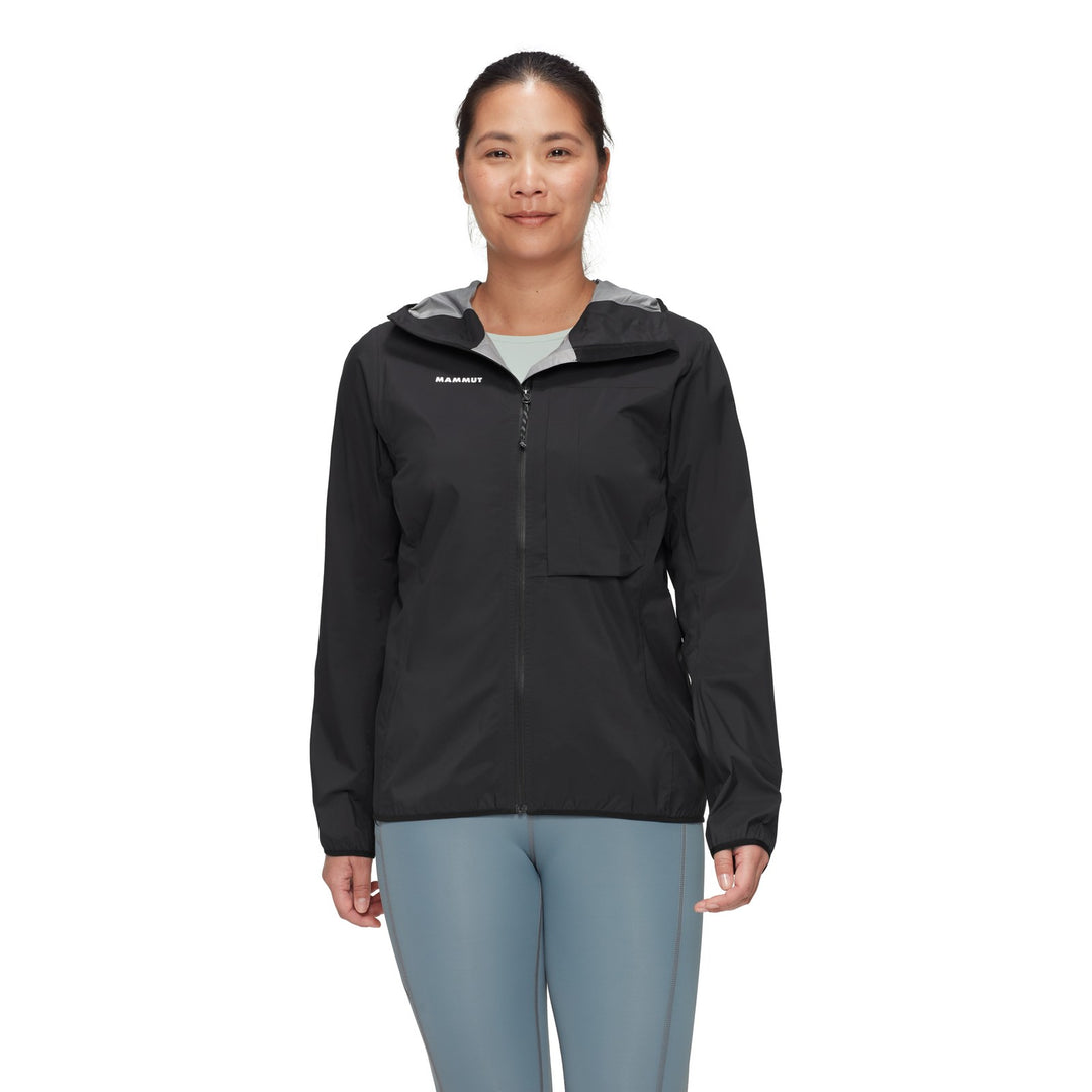 Manteau imperméable à capuchon Ducan Light HS - Femme - vue portée