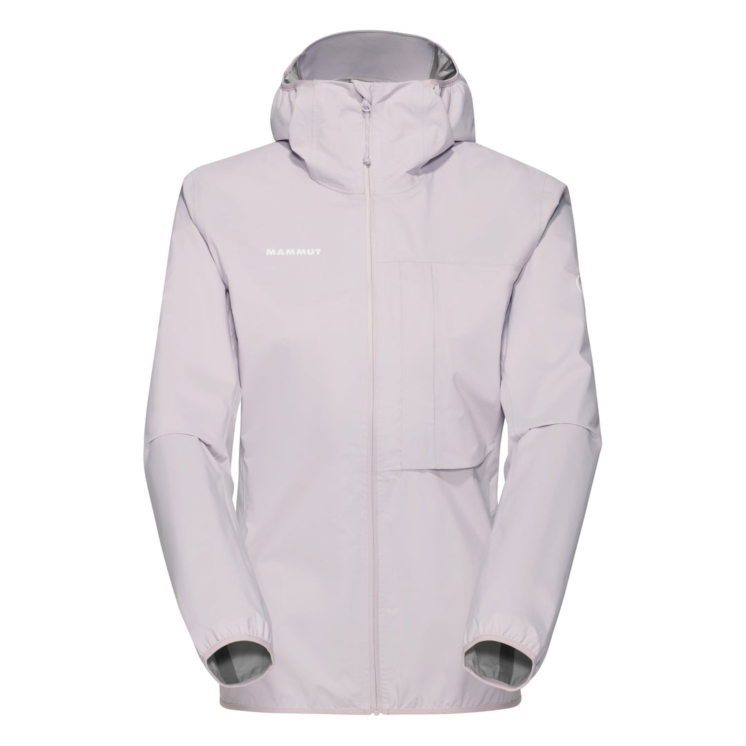 Manteau imperméable à capuchon Ducan Light HS - Femme - alpine calamint