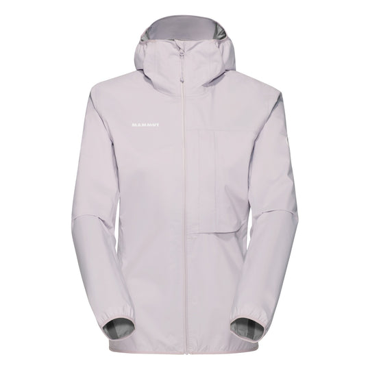 Manteau imperméable à capuchon Ducan Light HS - Femme - alpine calamint