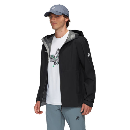 Manteau imperméable à capuchon Linard Light HS - Homme - vue portée