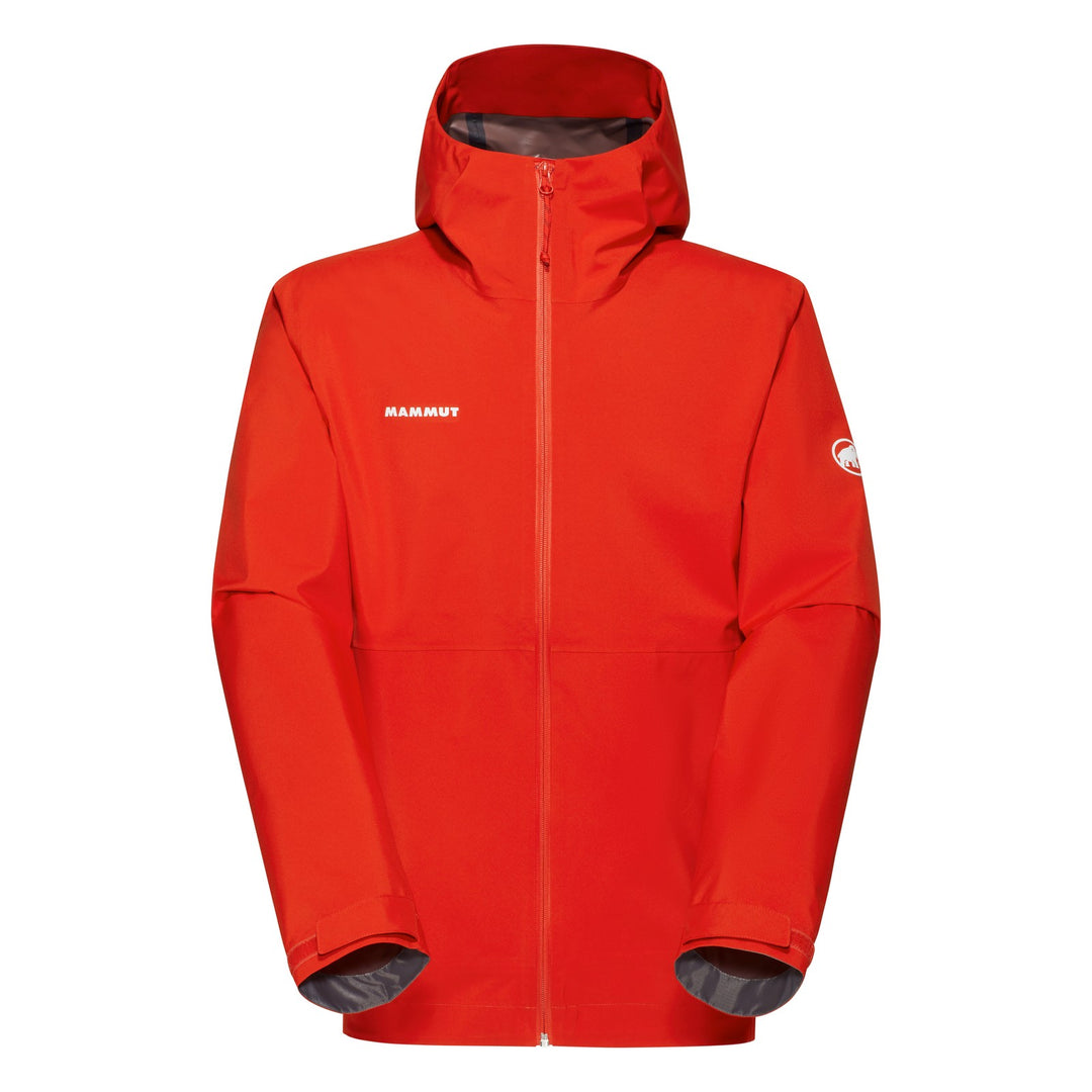 Manteau imperméable à capuchon Linard Light HS - Homme mammut red