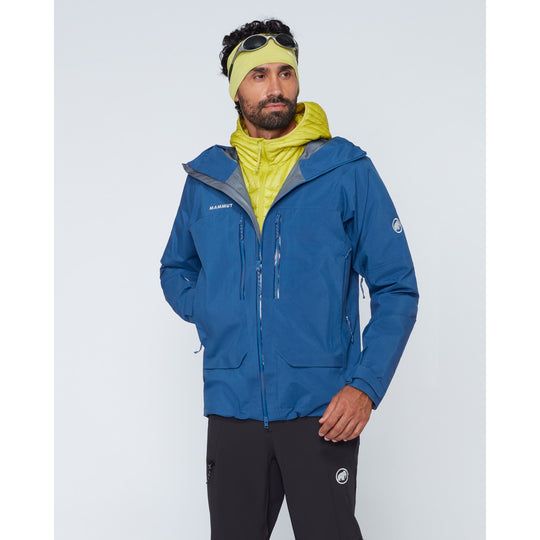 Manteau imperméable à capuchon Crater Pro HS - Homme - vue portée