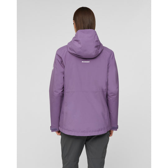 Manteau isolé imperméable à capuchon Linard HS Thermo - Femme - vue portée