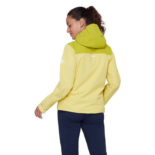 Manteau imperméable à capuchon Crag HS - Femme - vue portée