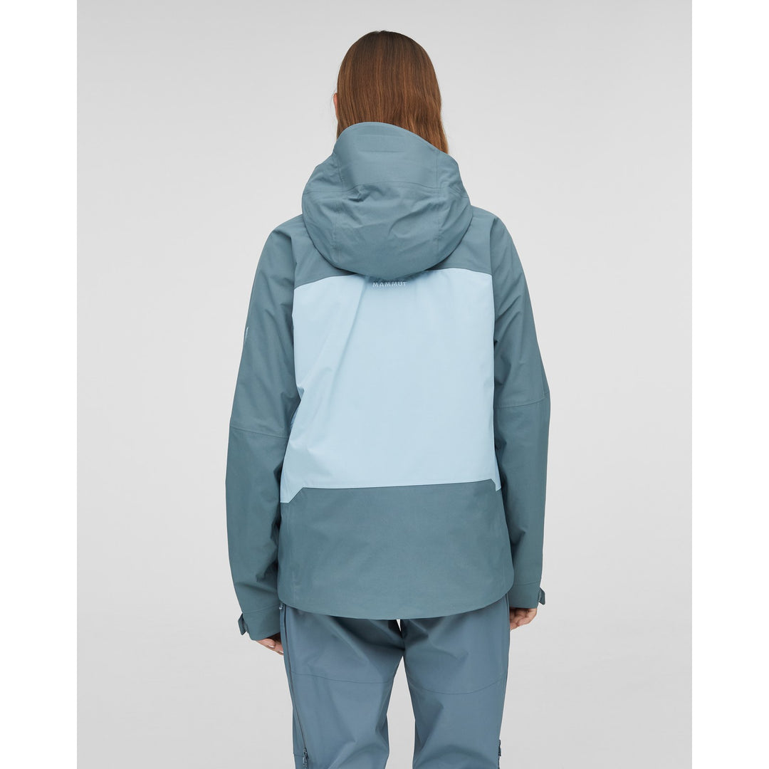 Manteau isolé imperméable à capuchon Couloir HS Thermo - Femme - vue portée