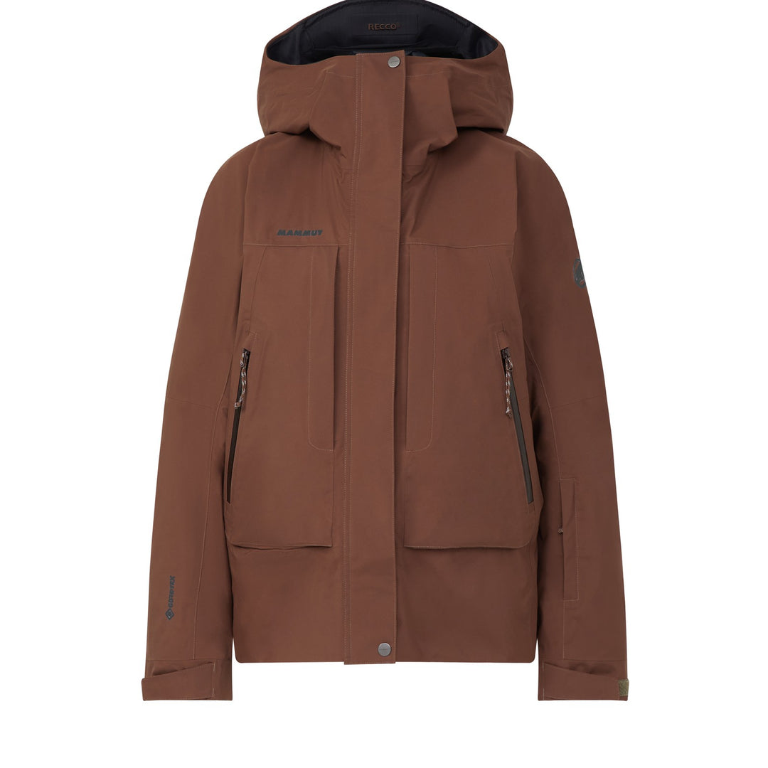 Manteau isolé imperméable à capuchon Couloir HS Thermo - Femme - soil
