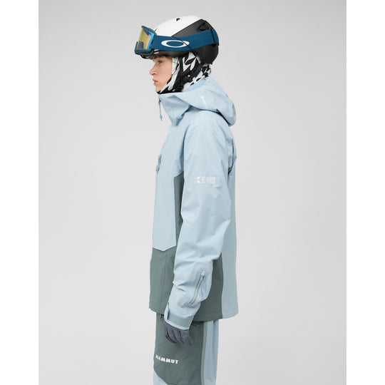 Manteau imperméable à capuchon Eiger Free Advanced HS - Homme - vue portée
