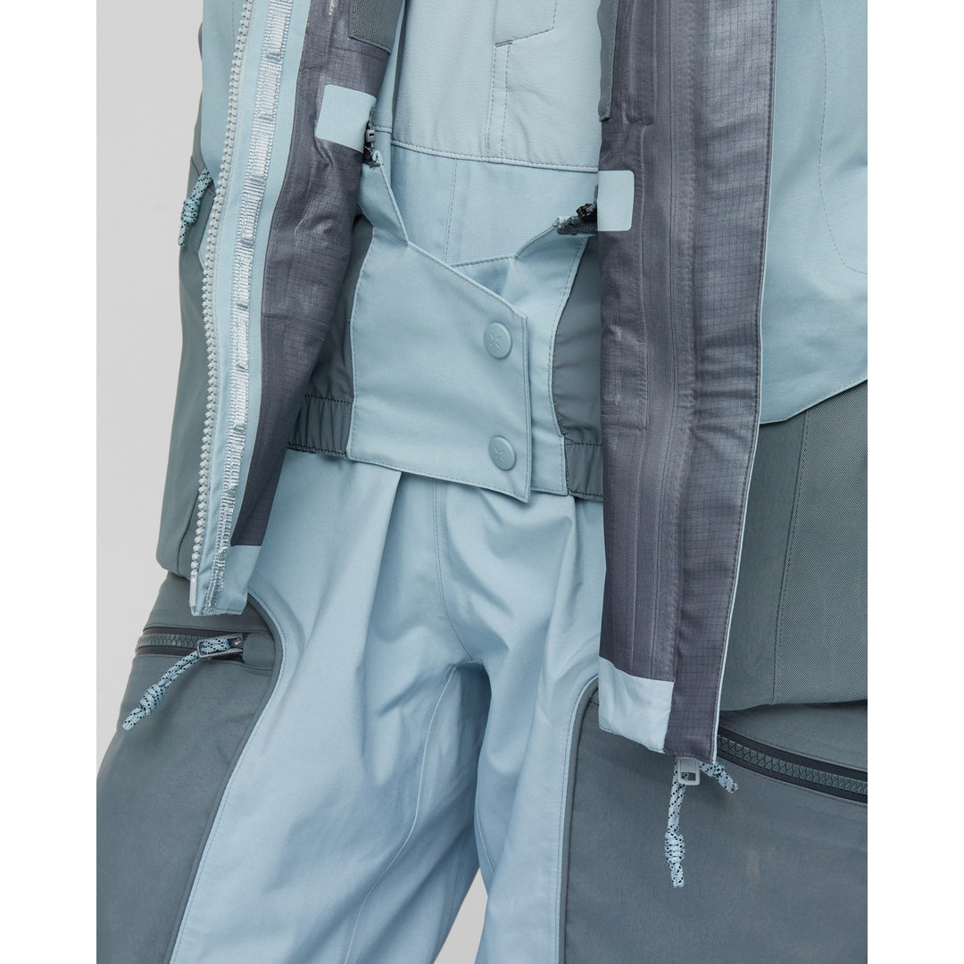 Manteau imperméable à capuchon Eiger Free Pro HS - Femme - détail