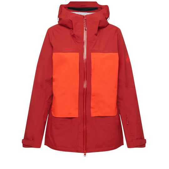 Manteau imperméable à capuchon Skintrack HS - Femme - dark mammut red-mammut red