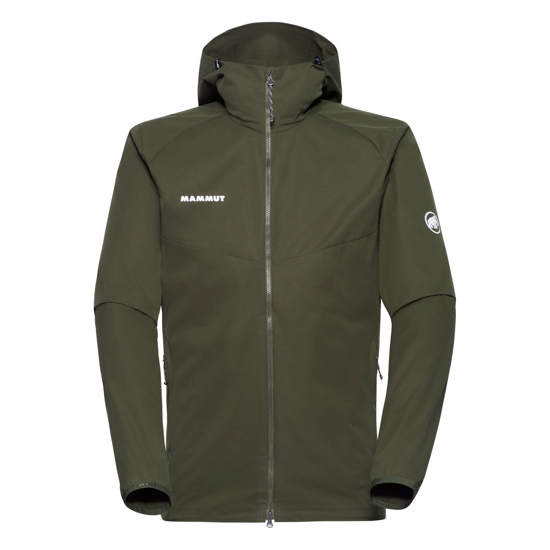 Manteau softshell à capuchon Granite SO - Homme - dark marsh