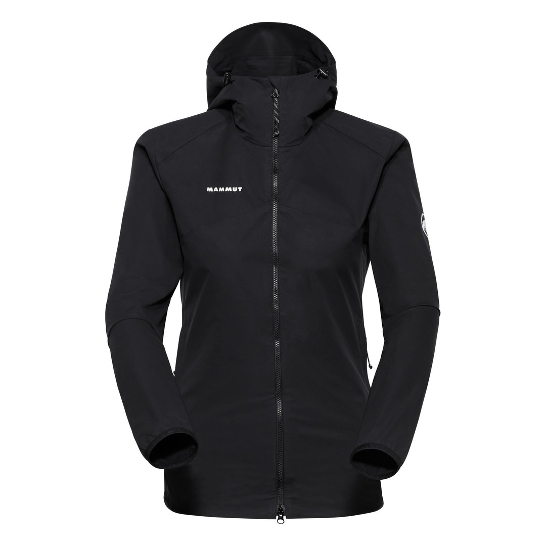Manteau softshell à capuchon Granite SO - Femme black