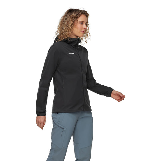 Manteau softshell à capuchon Granite SO - Femme - vue portée