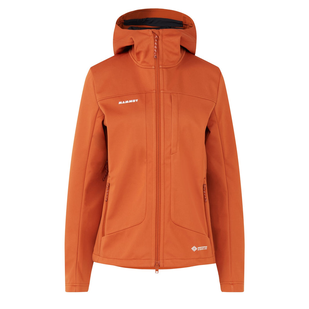 Manteau softshell à capuchon Ultimate VIII SO - Femme autumn larice