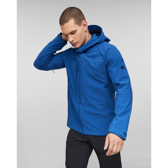 Manteau softshell à capuchon Skintrack SO - Homme - vue portée