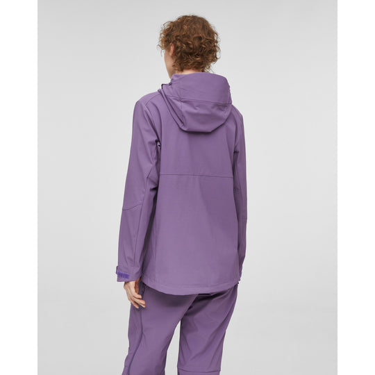 Manteau softshell à capuchon Skintrack SO - Femme - vue portée