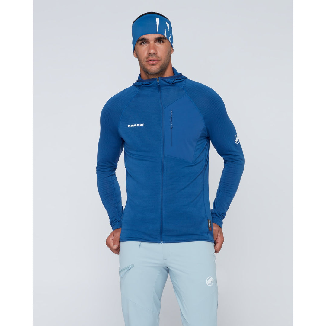 Manteau à capuchon Aenergy Light ML - Homme - vue portée