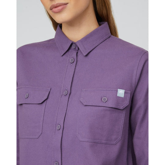 Chemise à manches longues Tamaro Plain - Femme - détail