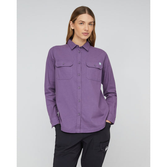 Chemise à manches longues Tamaro Plain - Femme - vue portée
