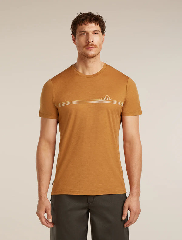 Men's Merino 150 Tech Lite Ridge Lines Short Sleeve T-Shirt