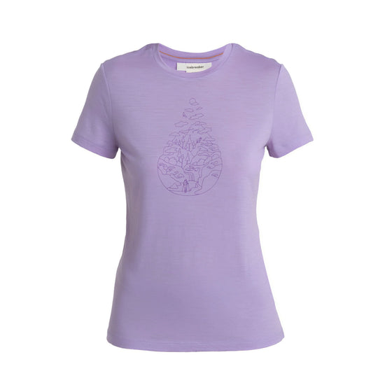 T-shirt Manches Courtes Merino 150 Tech Lite III Hike Path - Femme