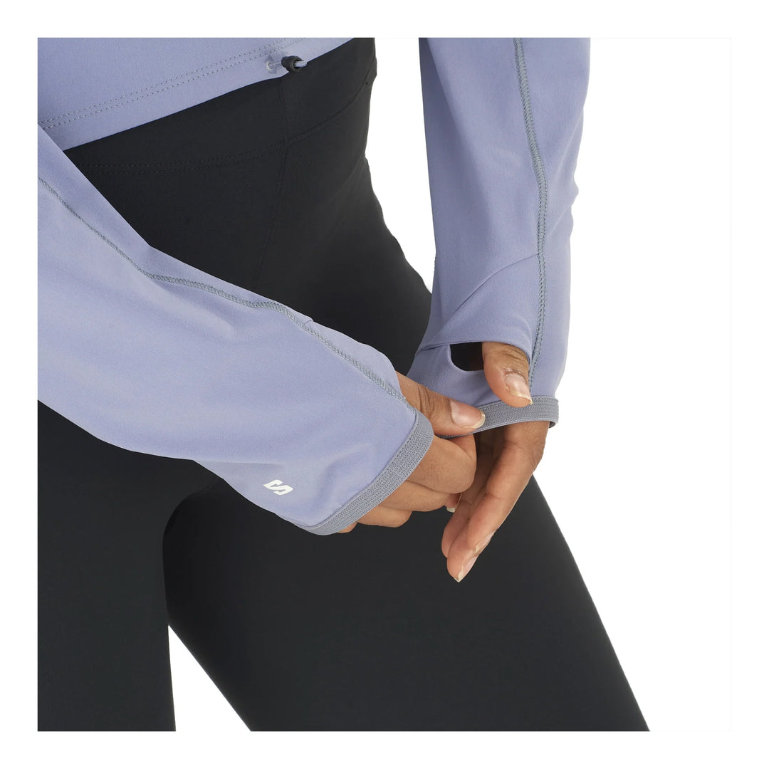 Women's Sense Aero Hybd CP Plvr Long Sleeve Shirt