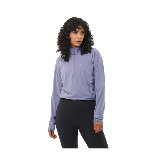 Women's Sense Aero Hybd CP Plvr Long Sleeve Shirt