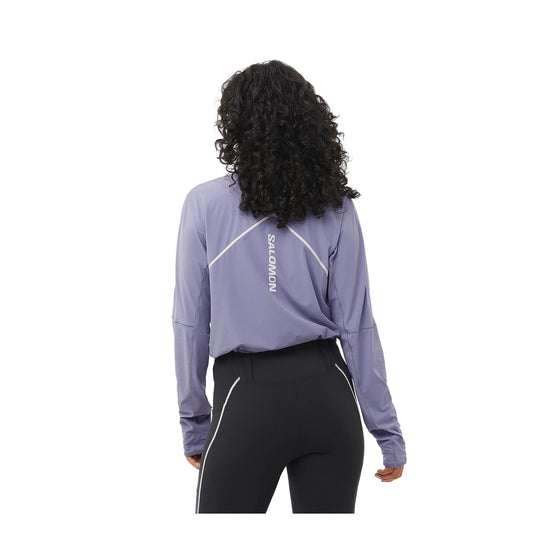 Women's Sense Aero Hybd CP Plvr Long Sleeve Shirt