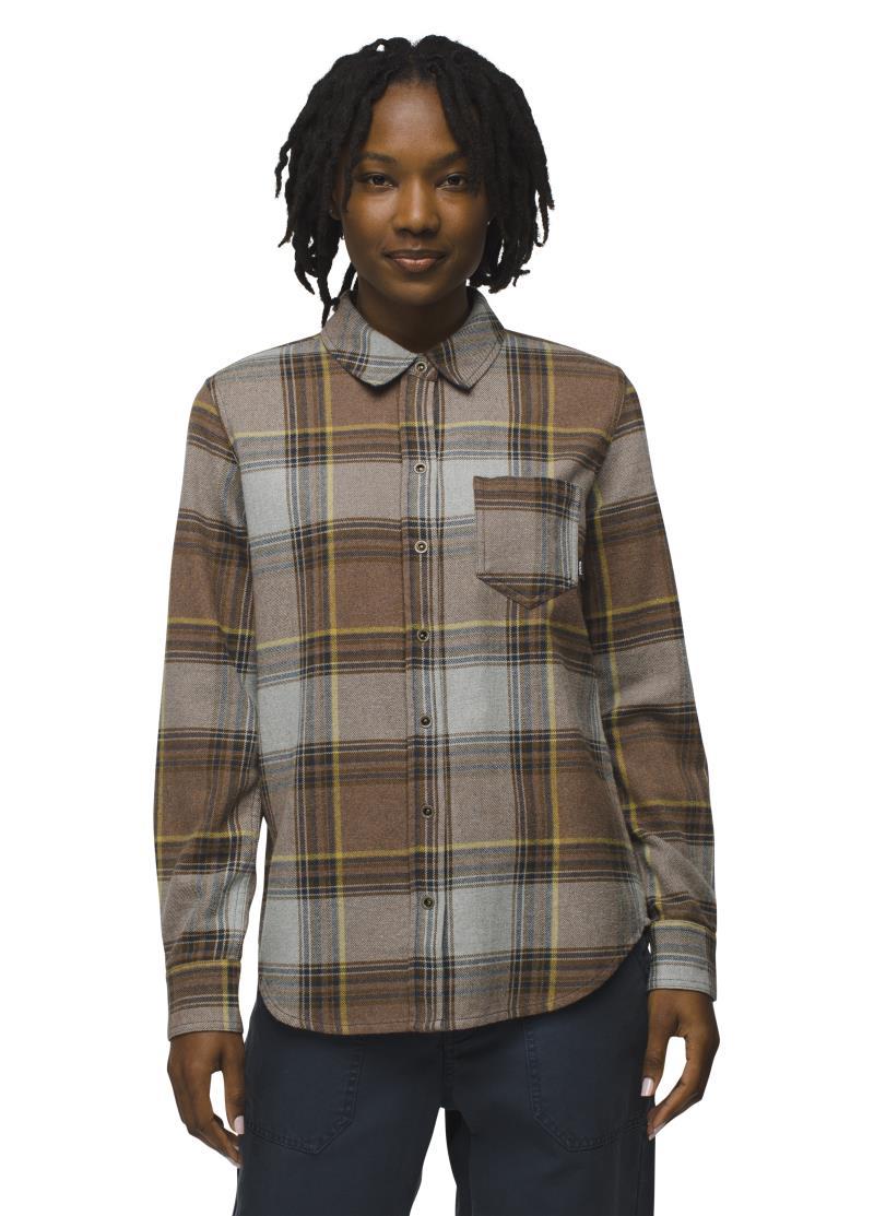 Golden Canyon Flannel Long Sleeve Shirt - Women